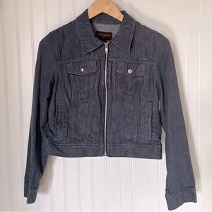 BANANA REPUBLIC | Denim Light Weight MoTo Cropped Jacket | Sz Medium